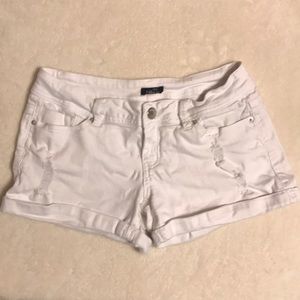 ♻️White Jean Shorts